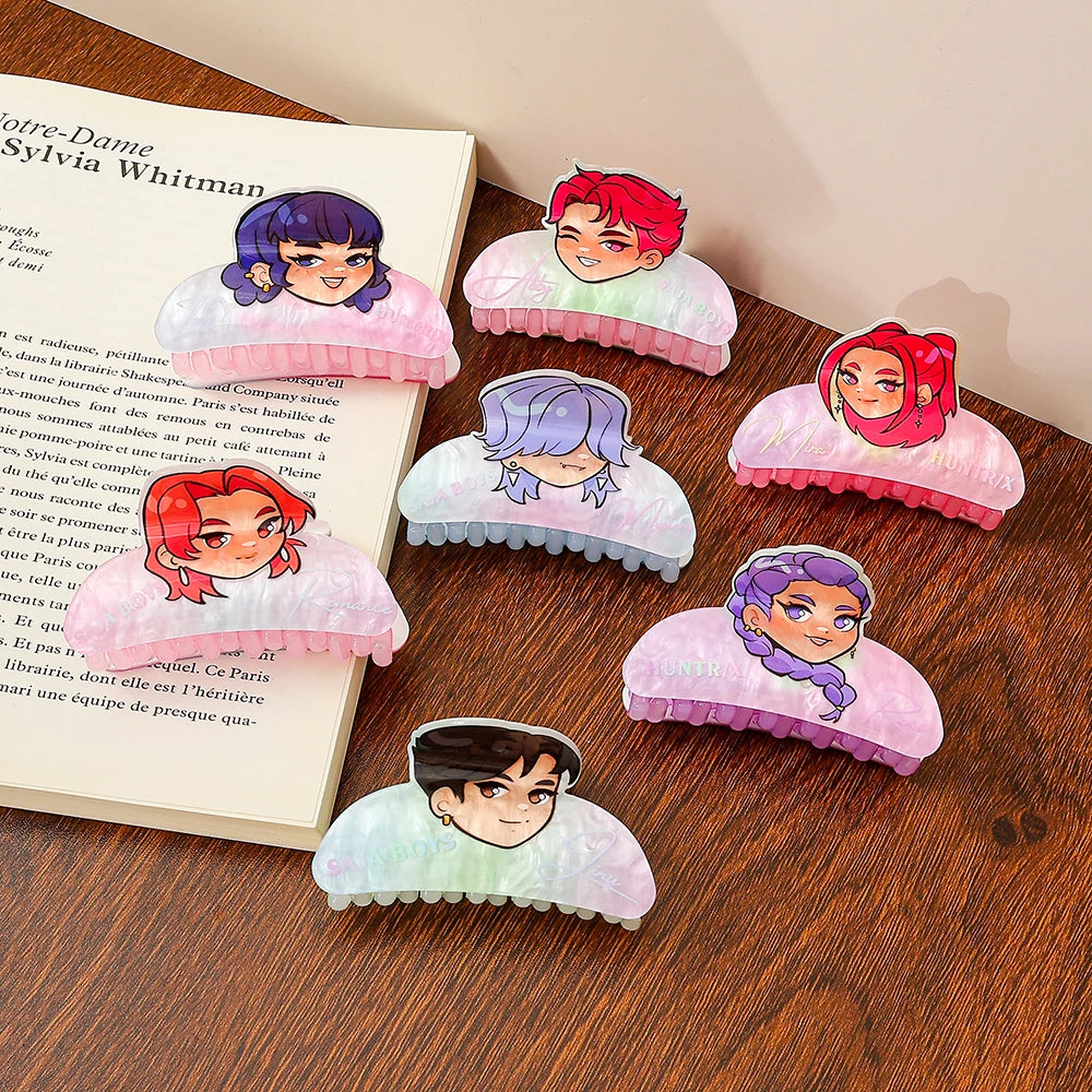 1 piece kpop hair claw clip|demon hair clip|barrette|hair accessories