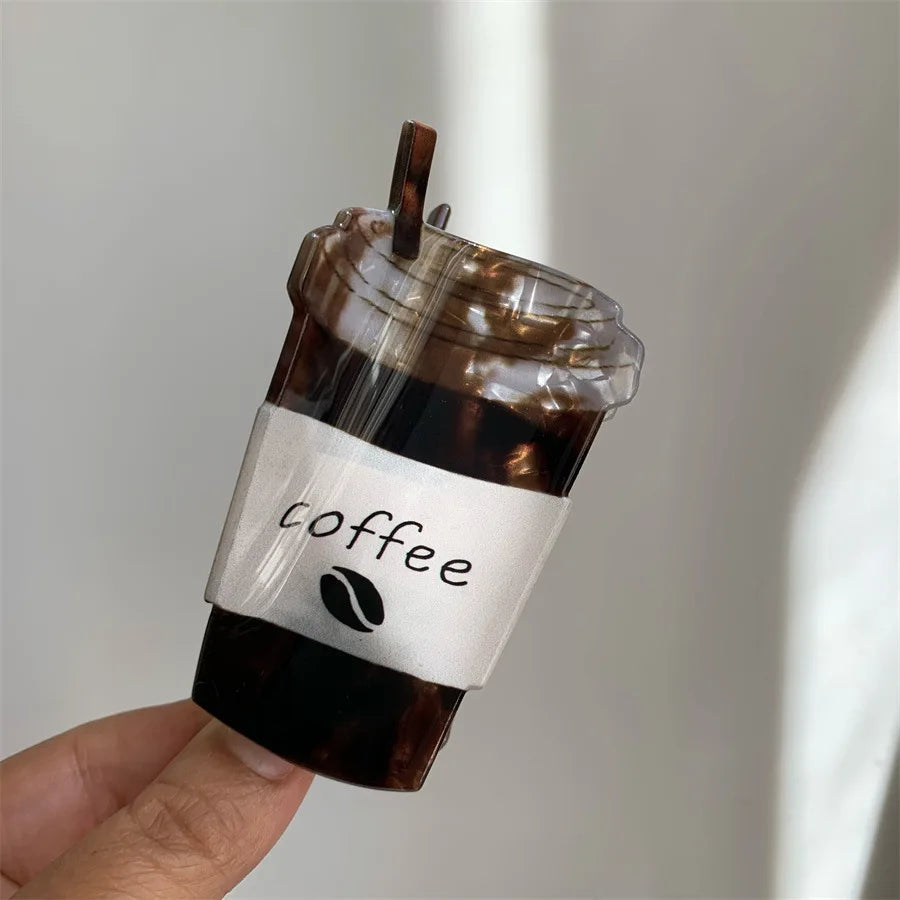 Coffee Cup Hair Claw
