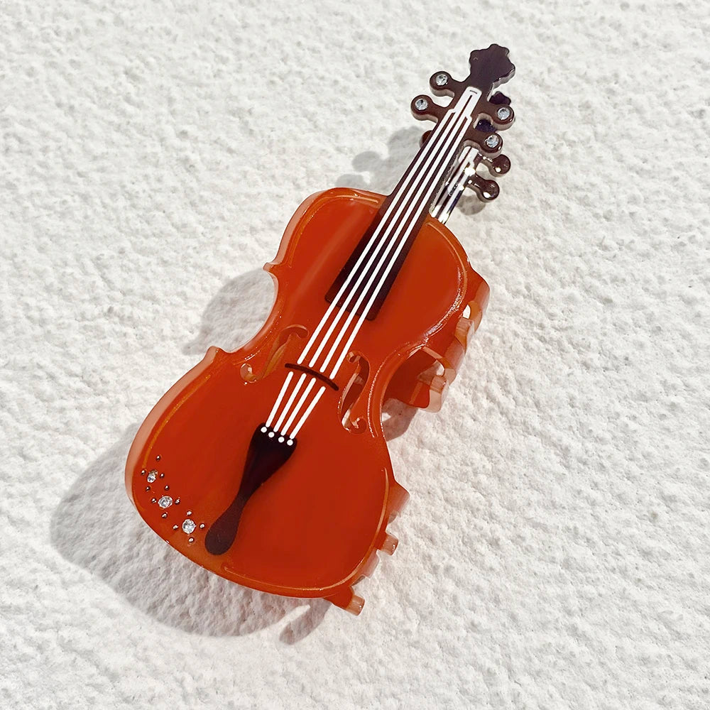 1 piece violin hair claw clip|hair clip|barrette|hair accessories