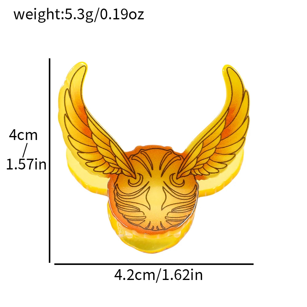 1 piece Golden snitch hair claw clip|harry hair clip|barrette|hair accessories