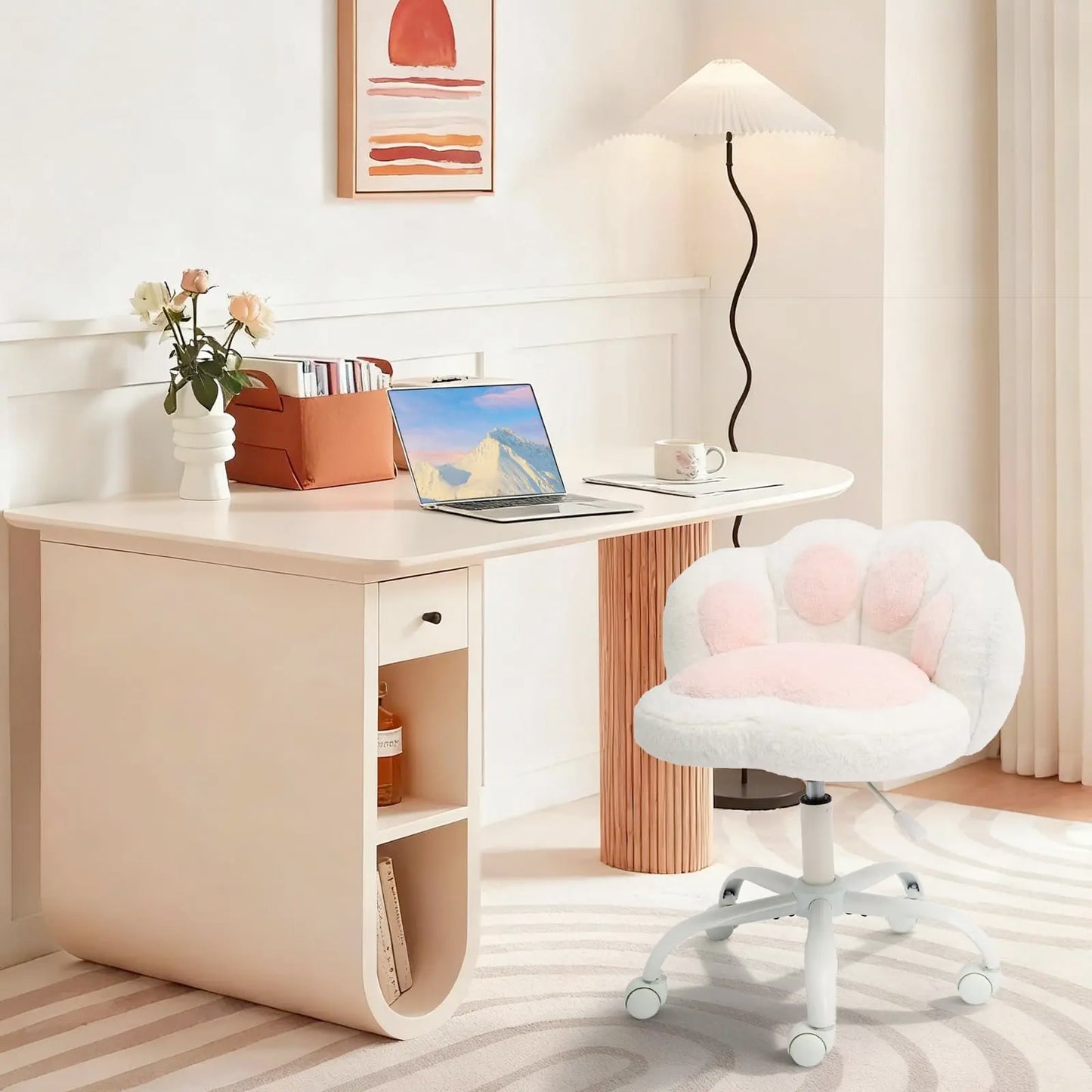 Paw Print Vanity Chair