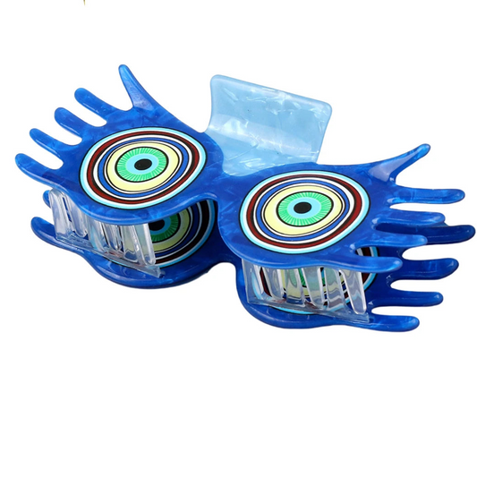 1 piece cartoon eye glasses hair claw clip|harry hair clip|barrette|hair accessories