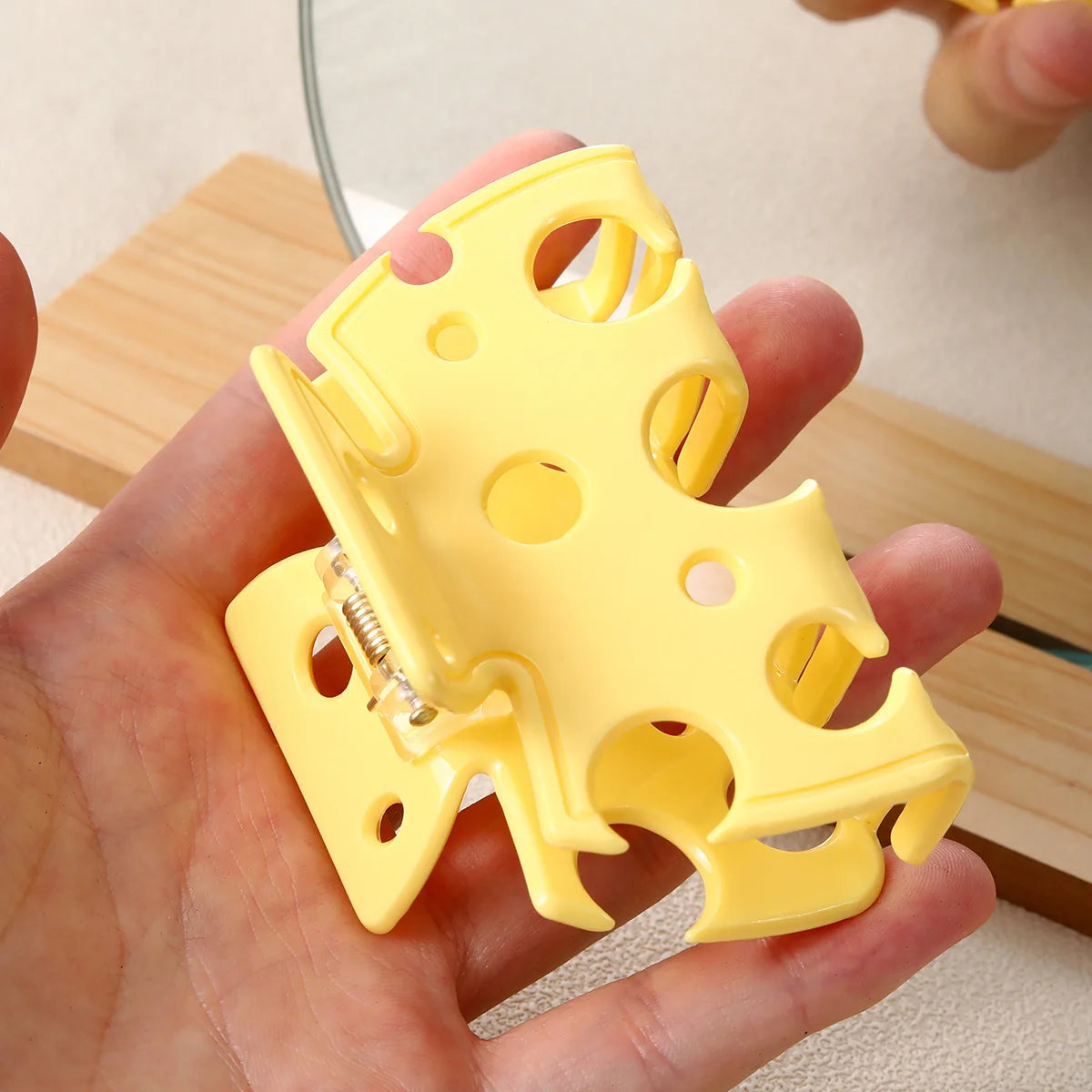 1 piece cheese hair claw clip|hair clip|barrette|hair accessories