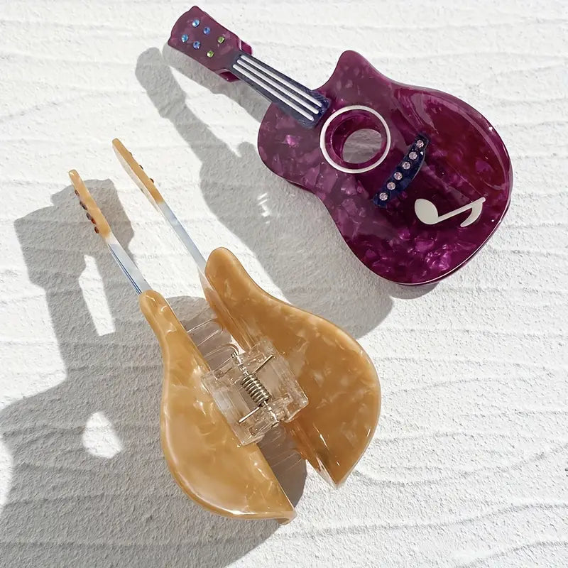 1 piece guitar hair claw clip|hair clip|barrette|hair accessories