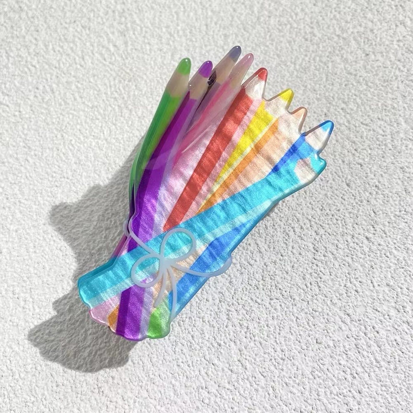 1 piece color pencils hair claw clip|hair clip|barrette|hair accessories