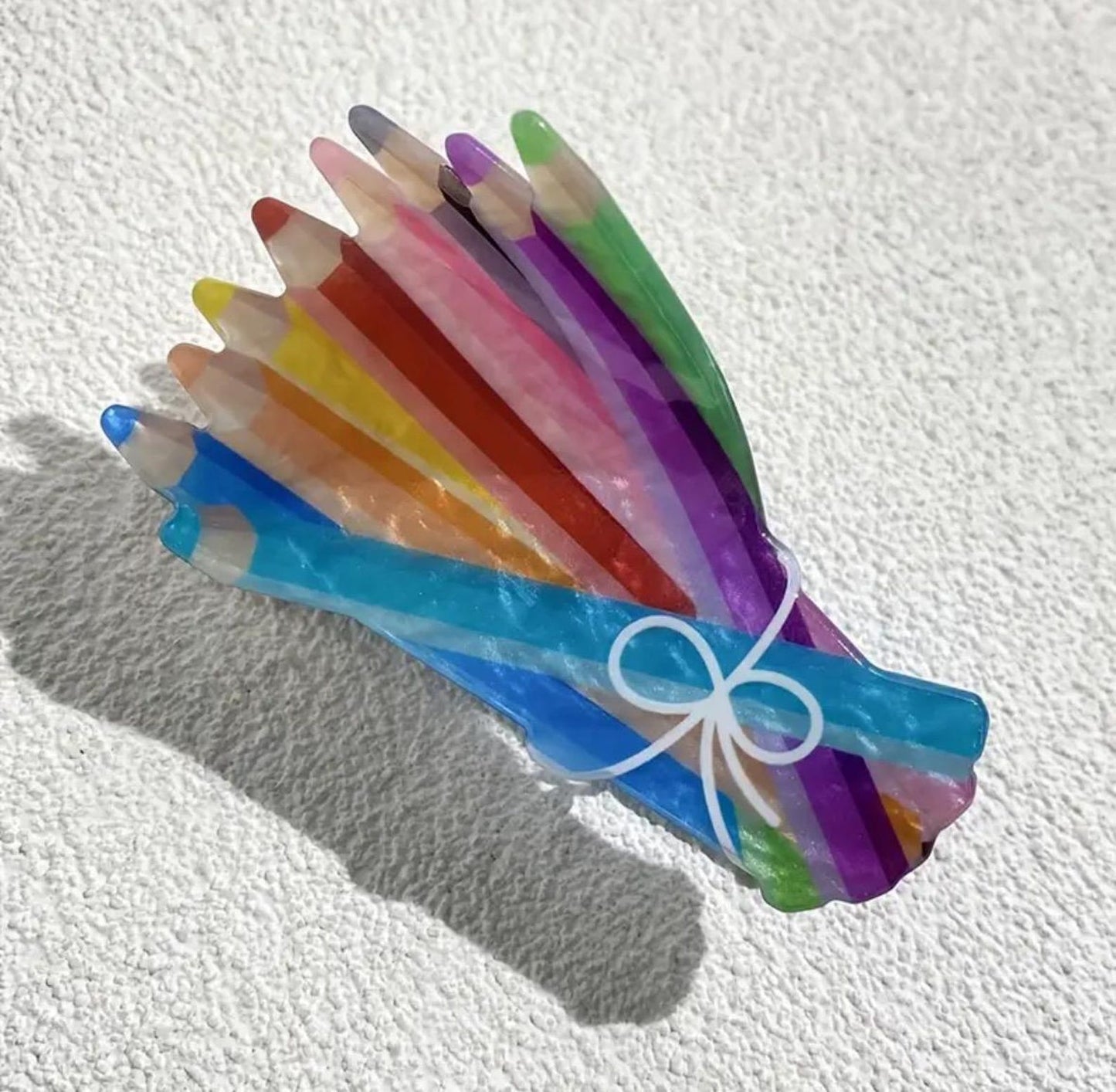 1 piece color pencils hair claw clip|hair clip|barrette|hair accessories