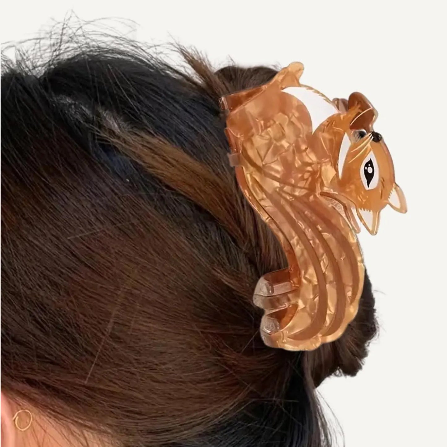 1 piece squirrel hair claw clip|hair clip|barrette|hair accessories