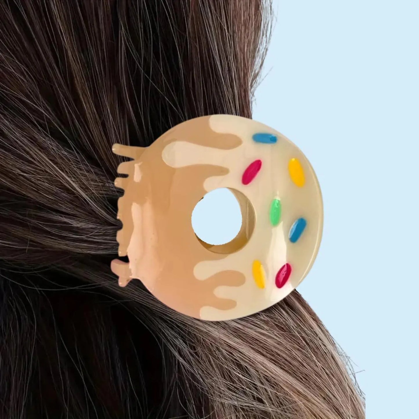 1 piece donut hair claw clip|hair clip|barrette|hair accessories