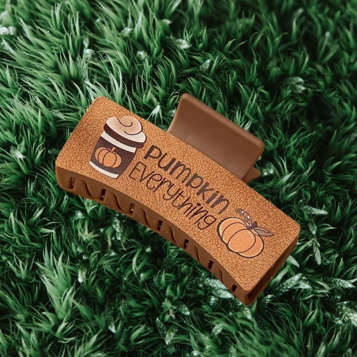 1 piece pumpkin spice hair claw clip|hair clip|barrette|hair accessories