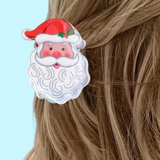 1 piece santa claus hair claw clip|hair clip|barrette|hair accessories