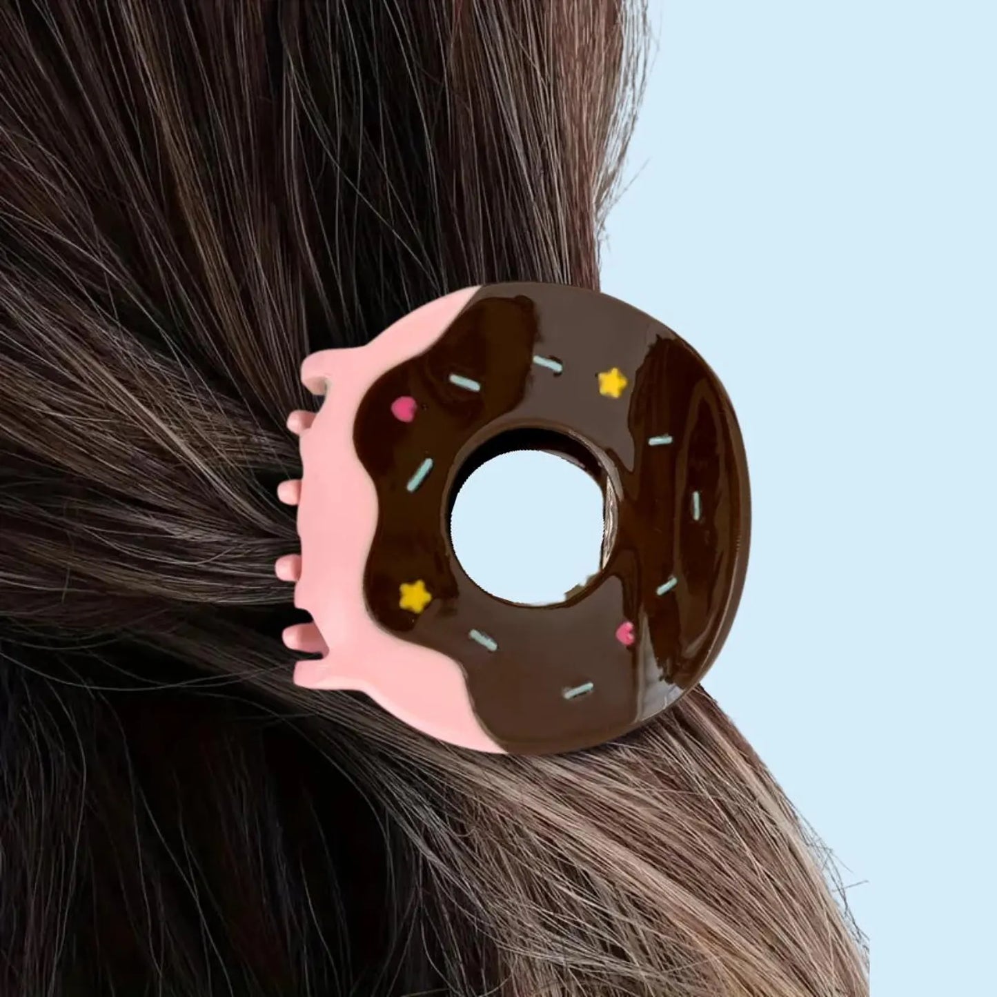 1 piece donut hair claw clip|hair clip|barrette|hair accessories