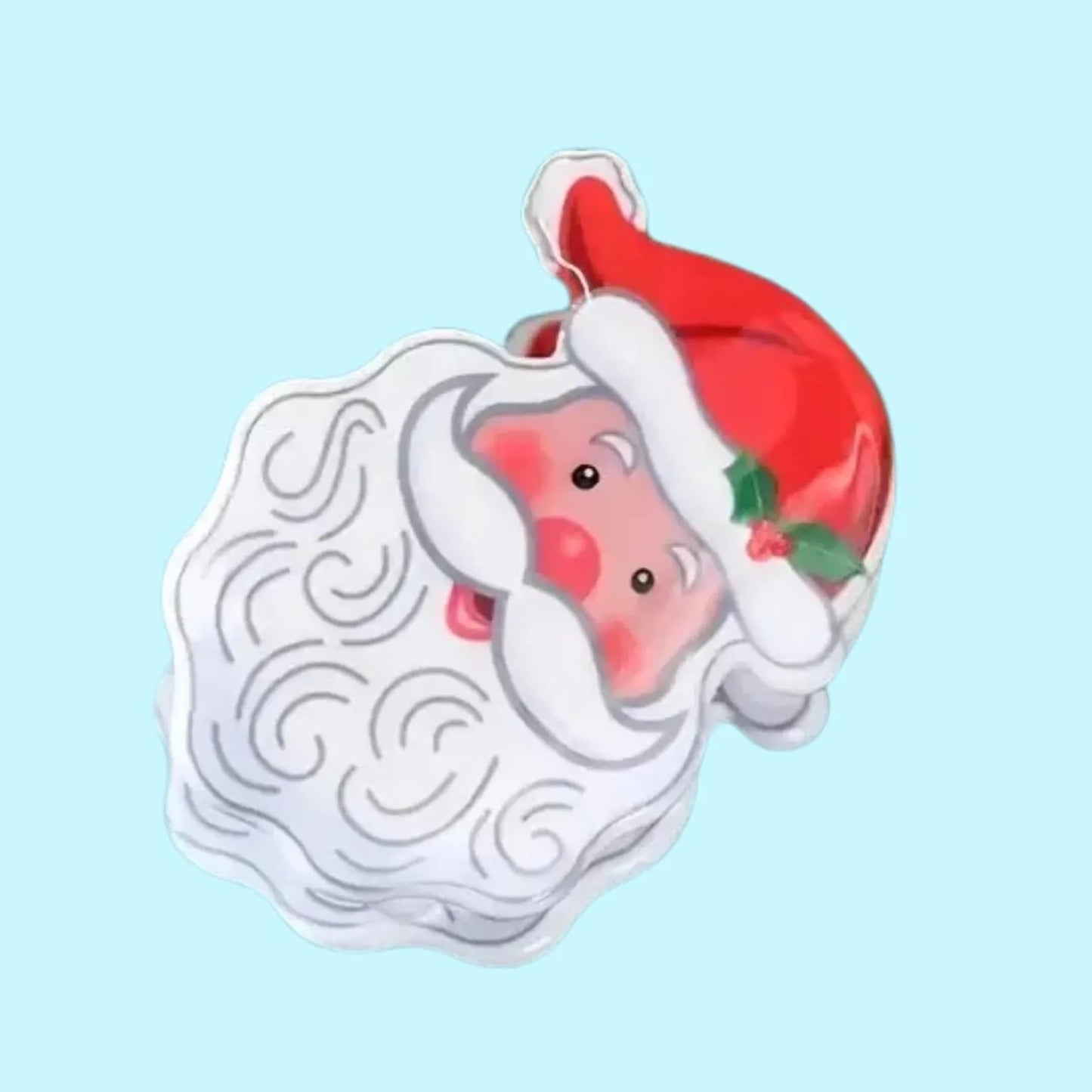 1 piece santa claus hair claw clip|hair clip|barrette|hair accessories