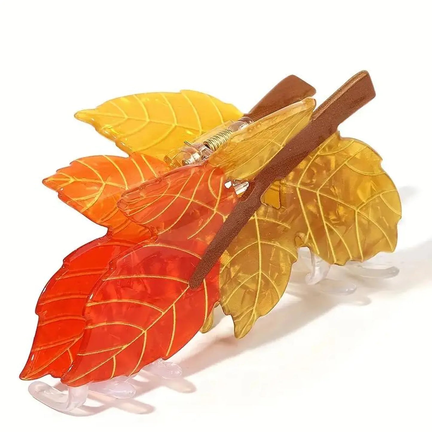 1 piece leaves hair claw clip|hair clip|barrette|hair accessories