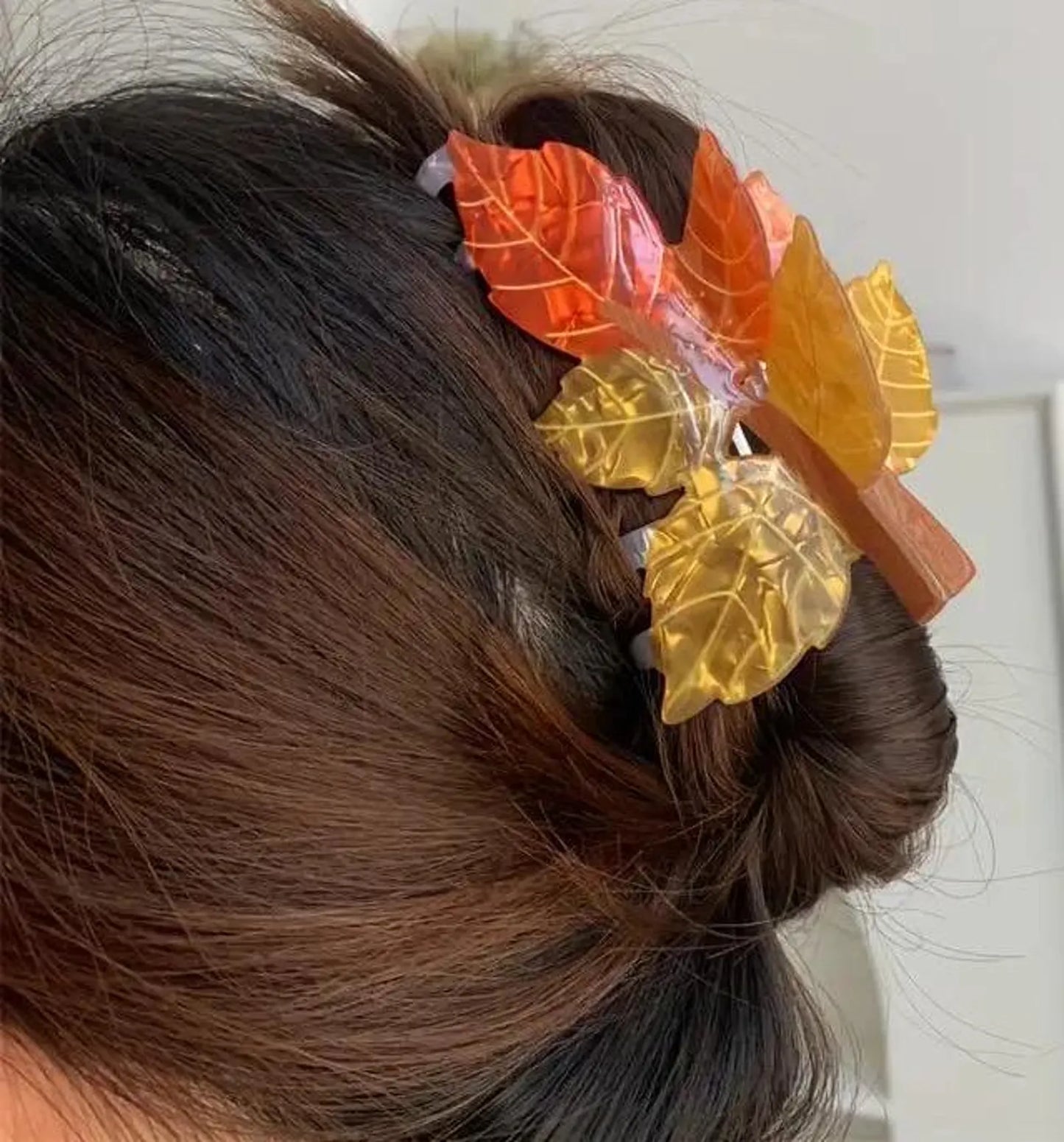 1 piece leaves hair claw clip|hair clip|barrette|hair accessories