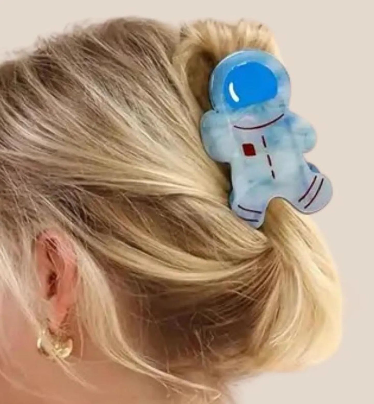 1 piece astronaut hair claw clip|hair clip|barrette|hair accessories