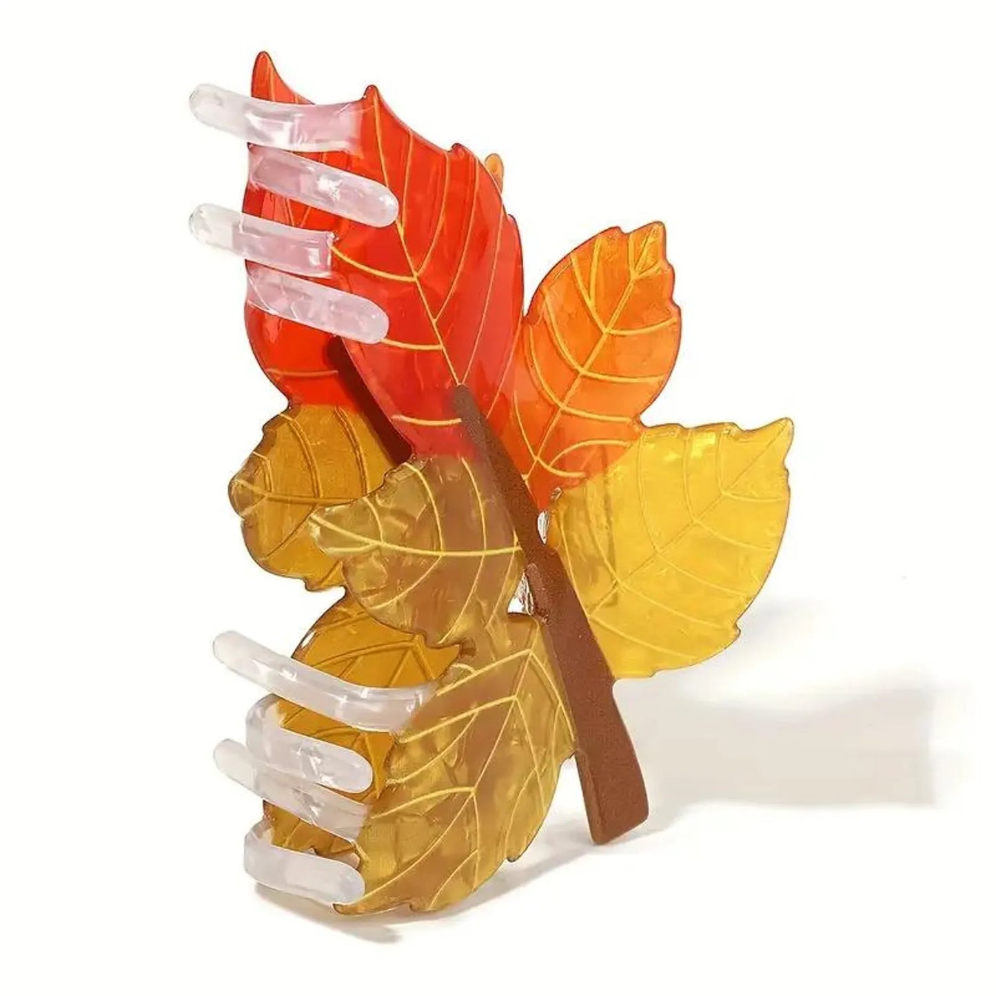 1 piece leaves hair claw clip|hair clip|barrette|hair accessories