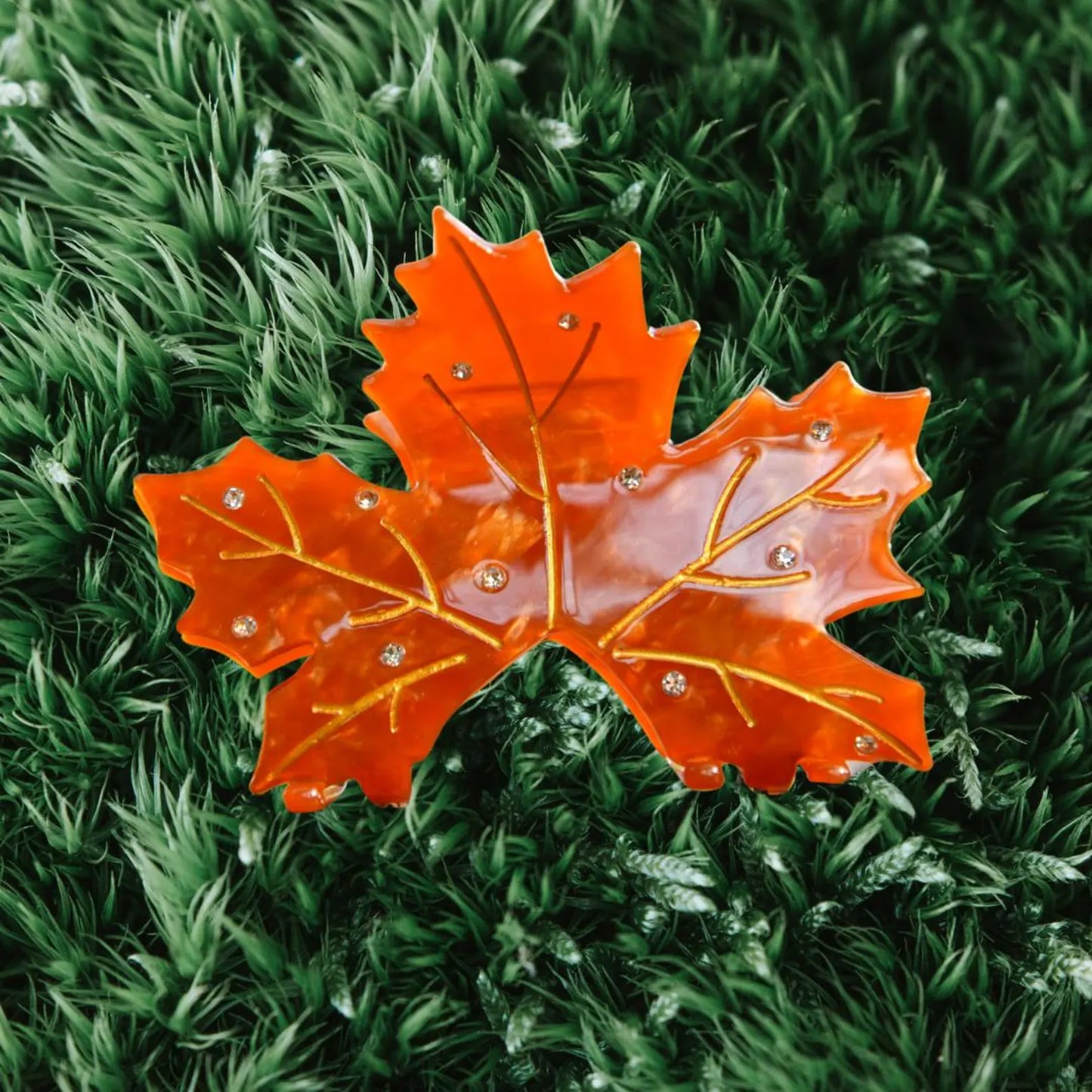 1 piece leaves hair claw clip|hair clip|barrette|hair accessories