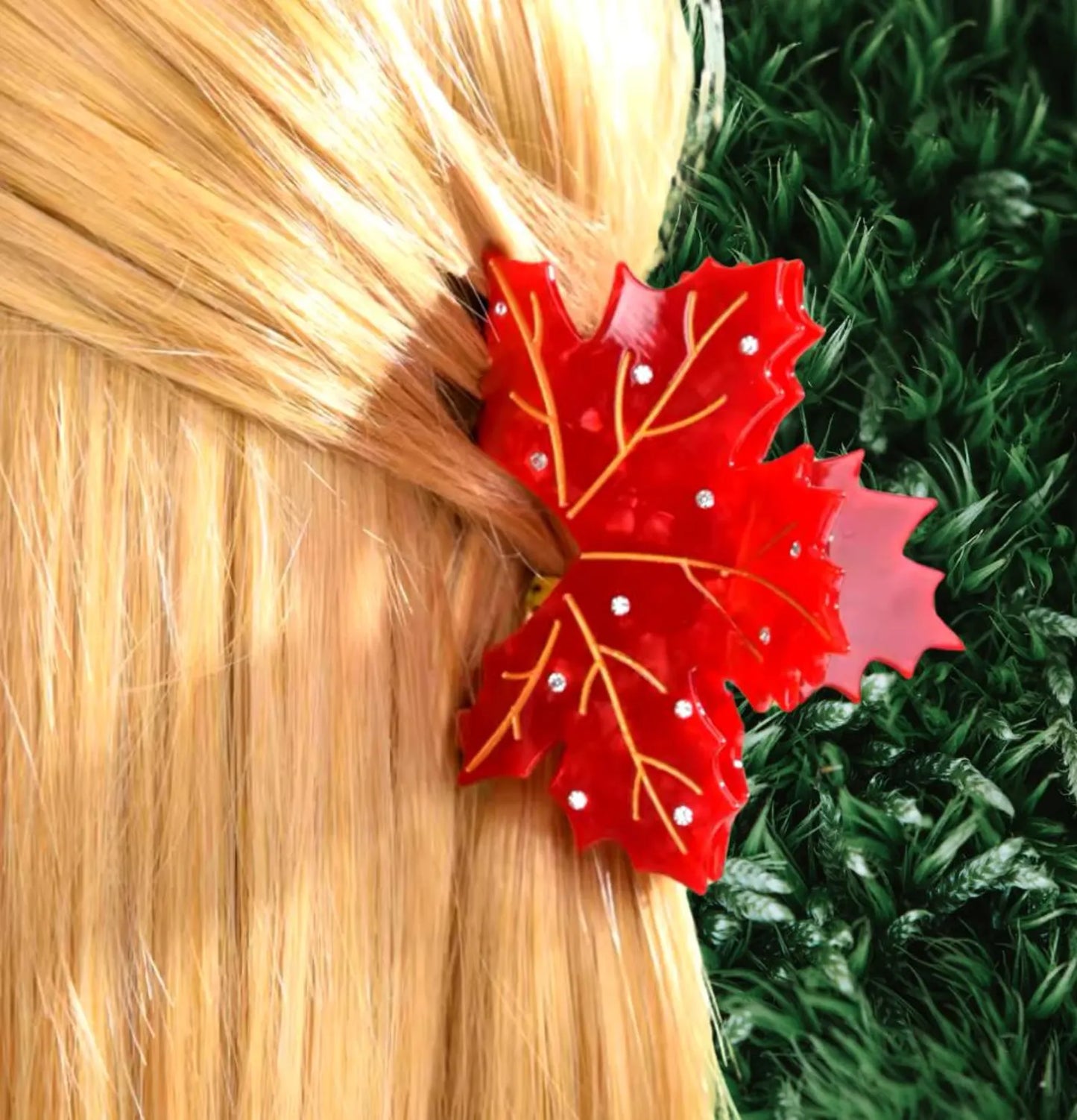 1 piece leaves hair claw clip|hair clip|barrette|hair accessories