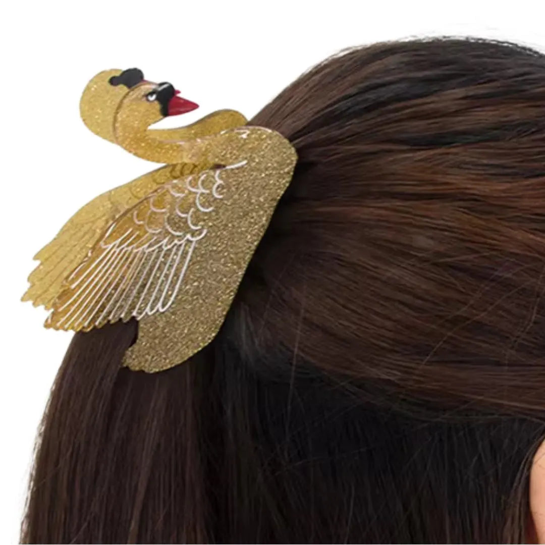 1 piece swan hair claw clip|hair clip|barrette|hair accessories