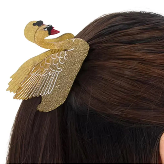 1 piece swan hair claw clip|hair clip|barrette|hair accessories
