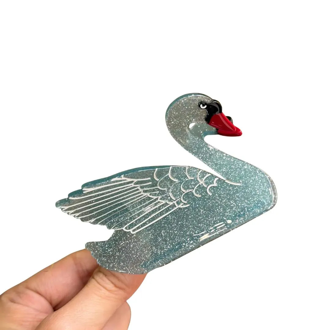 1 piece swan hair claw clip|hair clip|barrette|hair accessories